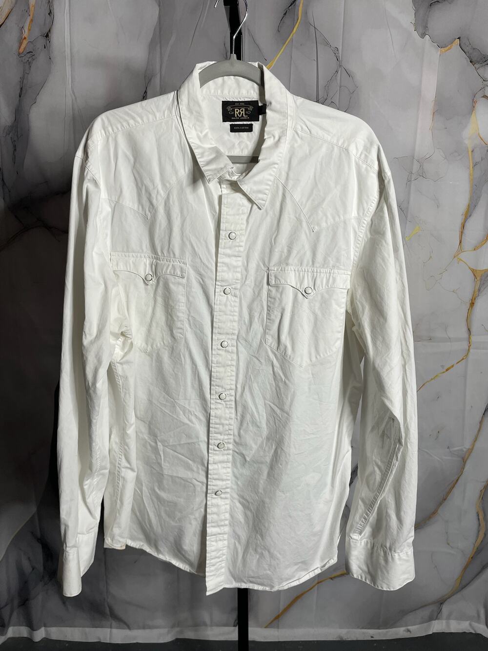 RRL Cotton Poplin Western Shirt Sz. XXL